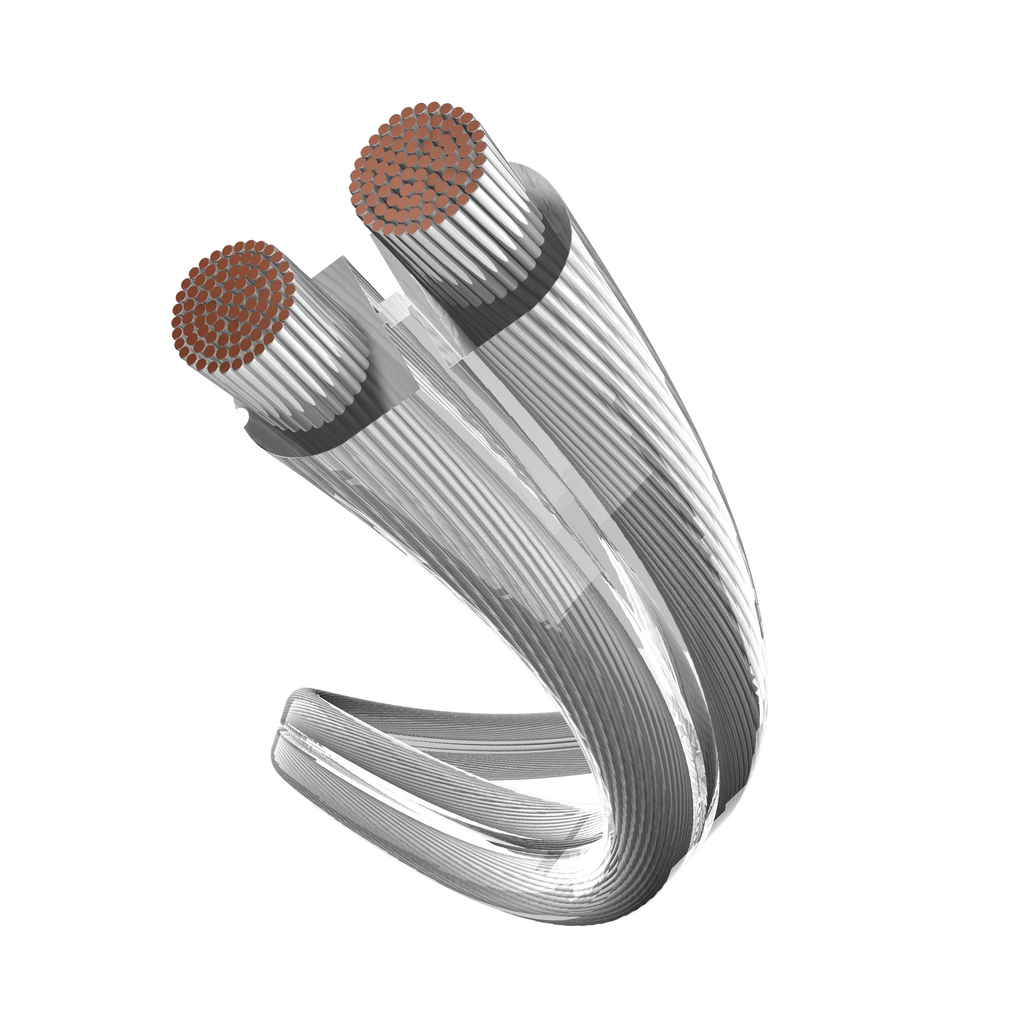 Inakustik Prem LS-Silver 2x2,5mm2 trans - 120 m - 1,0 m