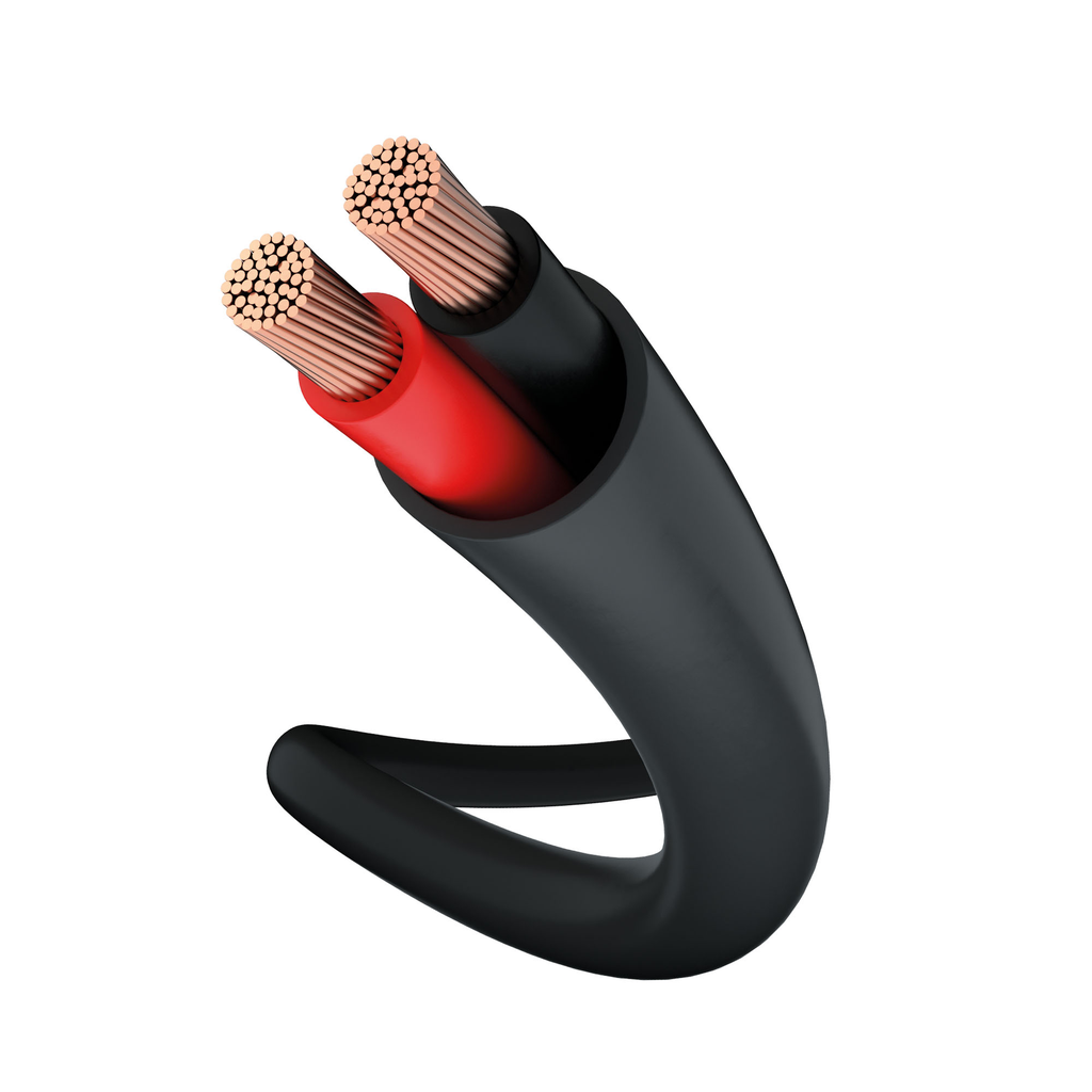 Inakustik Prem LS-CU 2x2,5 flame retardant - 100 m - 1,0 m