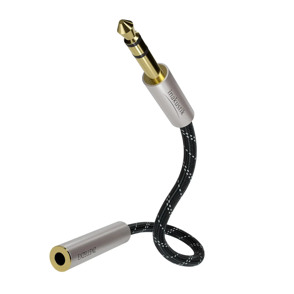 [00604603] Inakustik Exz II Headphone ext. 6.3 jack (m > f) 3,0m