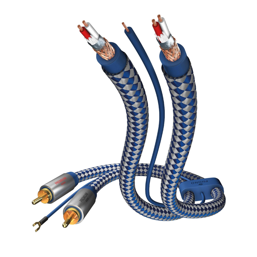 [00405107] Inakustik Prem II Phono RCA-RCA 0,75 m