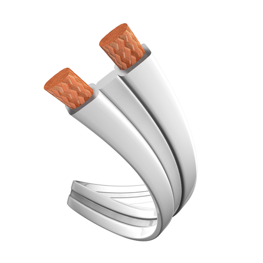 [00402326] Inakustik Prem LS-CU Flat 2x2,5mm2 white - 130m - 1,0 m
