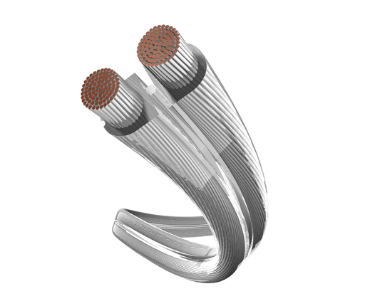 [0040212] Inakustik Prem LS-Silver 2x2,5mm2 trans - 120 m - 1,0 m