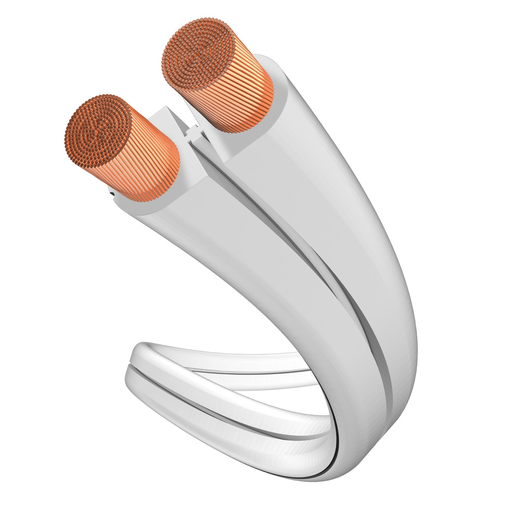 [0040246] Inakustik Prem LS-CU 2 x 4,0 mm2 white - 100 m - 1,0 m